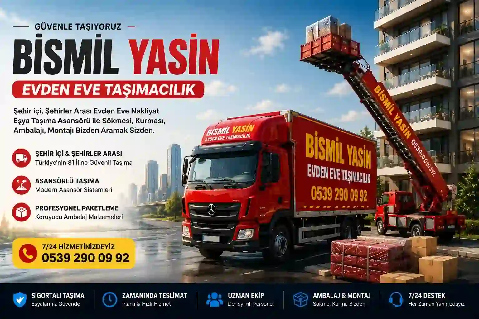 Bismil Yasin Nakliyat evden eve taşımacılık hizmeti